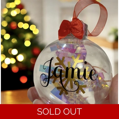 Personalised Christmas Bauble
